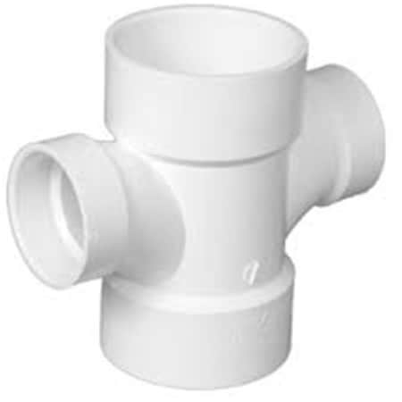 Charlotte Pipe And Foundry Charlotte Pipe & Foundry 787223 4 x 2 in. Double Sanitary Tee 787223